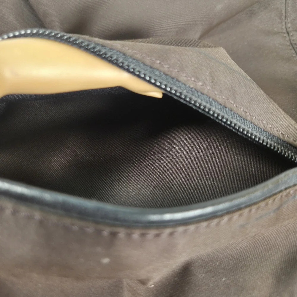 Coach 70681 Varick Nylon Messenger Bag Laptop Brown Briefcase Unisex 16x11x4.5
